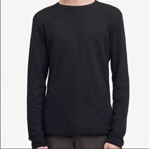 Revolve Rag & Bone Thick Crinkly Wavy Texture Crew Neck Tripp Sweater